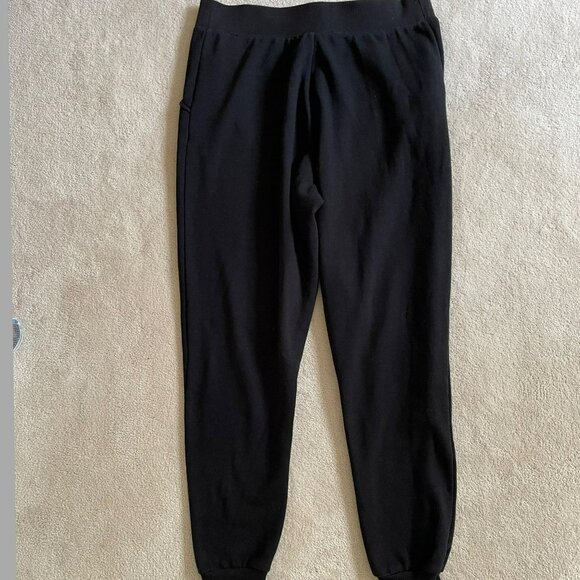 NEW LOOK MATERNITY black cotton blend with pockets joggers size 8 - Picture 3 of 5